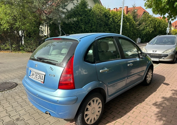 Citroen C3 cena 3500 przebieg: 234300, rok produkcji 2002 z Wrocław małe 79